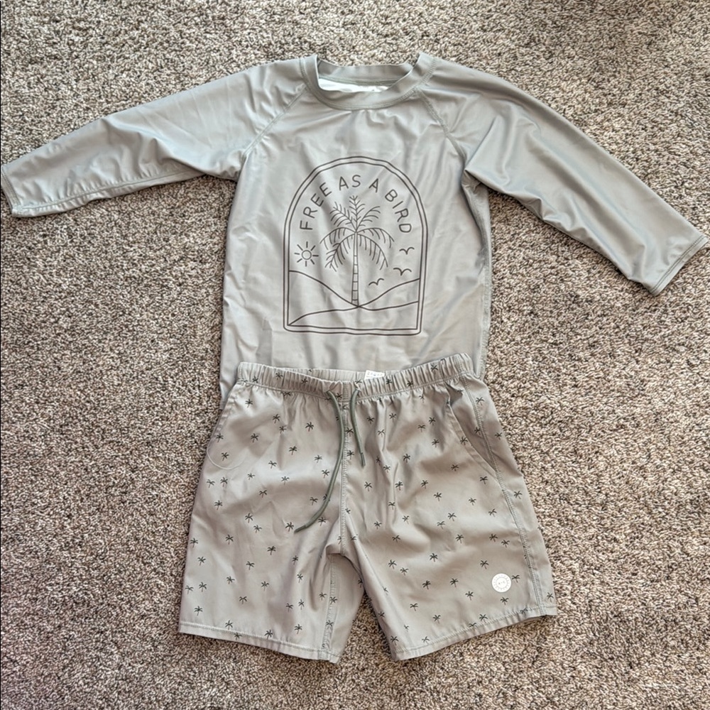 Kids Swim Set- Gray